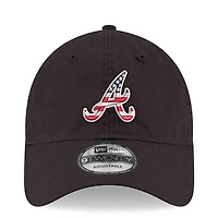 Men's New Era Black Atlanta Braves America 250 9TWENTY Adjustable Hat