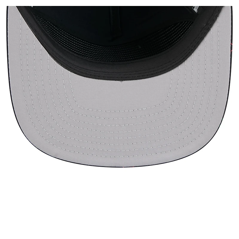 Men's New Era  Black Atlanta Braves Gummy Golfer Trucker Adjustable Hat