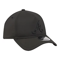 Men's New Era  Black Atlanta Braves Injection Apex 9FORTY Adjustable Hat