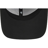 Men's New Era Black Atlanta Braves Logo 39THIRTY Flex Hat