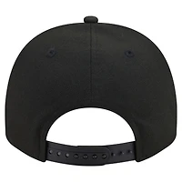 Men's New Era  Black Atlanta Braves Motion A-Frame 9FIFTY Snapback Hat
