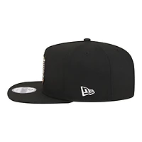 Men's New Era  Black Atlanta Braves Ring A-Frame 9FIFTY Snapback Hat