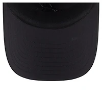 Casquette ajustable classique décontractée New Era noire des Braves d'Atlanta en ripstop pour homme