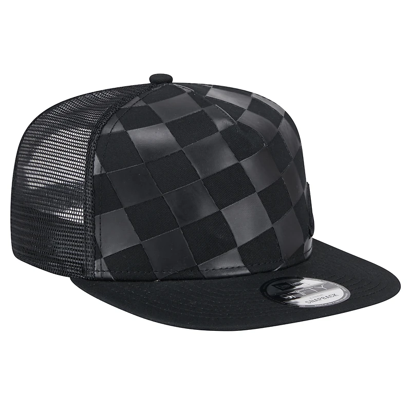 Casquette Snapback A-Frame Trucker 9FIFTY Atlanta Braves Score Check noire New Era pour homme