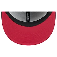 Casquette ajustée 59FIFTY noire des Atlanta Braves de New Era pour homme