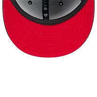 Men's New Era Black Atlanta Braves Splatter 9FIFTY Snapback Hat
