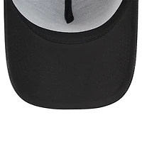 Men's New Era Black Atlanta Braves Tonal Pop 9FORTY A-Frame Adjustable Hat