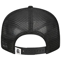 Men's New Era Black Atlanta Braves Trucker 9FIFTY Snapback Hat