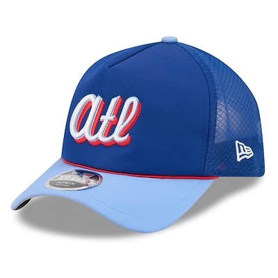 Casquette ajustable New Era bleue Atlanta Braves 2026 City Connect Apex 9FORTY pour homme