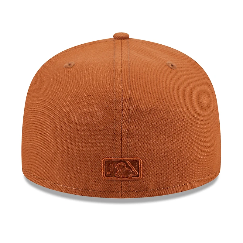 Men's New Era Brown Atlanta Braves Spring Color 59FIFTY Fitted Hat