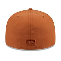Men's New Era Brown Atlanta Braves Spring Color 59FIFTY Fitted Hat