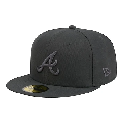 Men's New Era Navy Atlanta Braves Color Pack 59FIFTY Fitted Hat