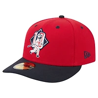 Casquette ajustée New Era Chipper Jones rouge des Braves d'Atlanta 59FIFTY pour homme