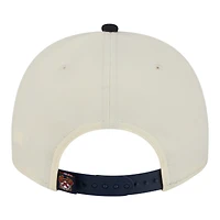 Men's New Era  Cream/Navy Atlanta Braves Classic A-Frame 9FIFTY Snapback Hat