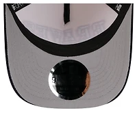 Casquette ajustable New Era 9FORTY A-Frame en velours côtelé crème/bleu marine pour homme des Braves d'Atlanta