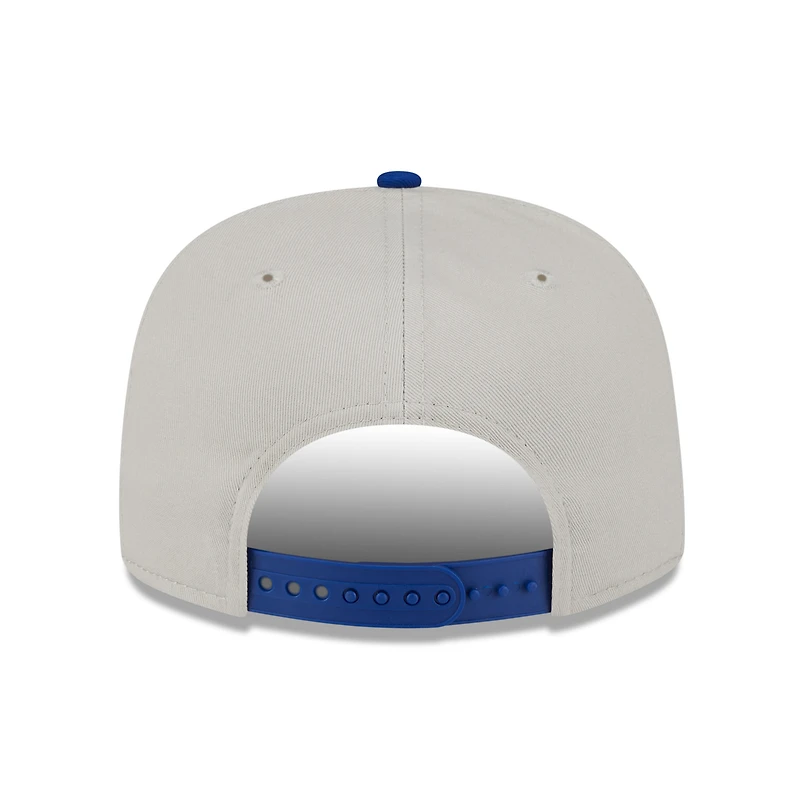 Casquette Snapback Iron Golfer Atlanta Braves de New Era pour homme, couleur crème