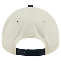 Men's New Era  Cream Atlanta Braves Speckle A-Frame 9FORTY Adjustable Hat