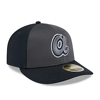 V107988 BRAVES Mlb Nwe 2025 Entraînement au bâton gris Lp 59fifty HATMENLOP 60641645 #34