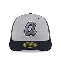 V107988 BRAVES Mlb Nwe 2025 Entraînement au bâton gris Lp 59fifty HATMENLOP 60640263 #10