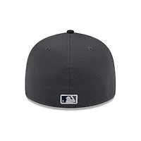 V107988 BRAVES Mlb Nwe 2025 Entraînement au bâton gris Lp 59fifty HATMENLOP 60640263 #10