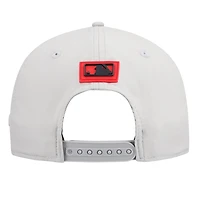 Casquette ajustable New Era grise Atlanta Braves 2026 Clubhouse 9SEVENTY pour homme