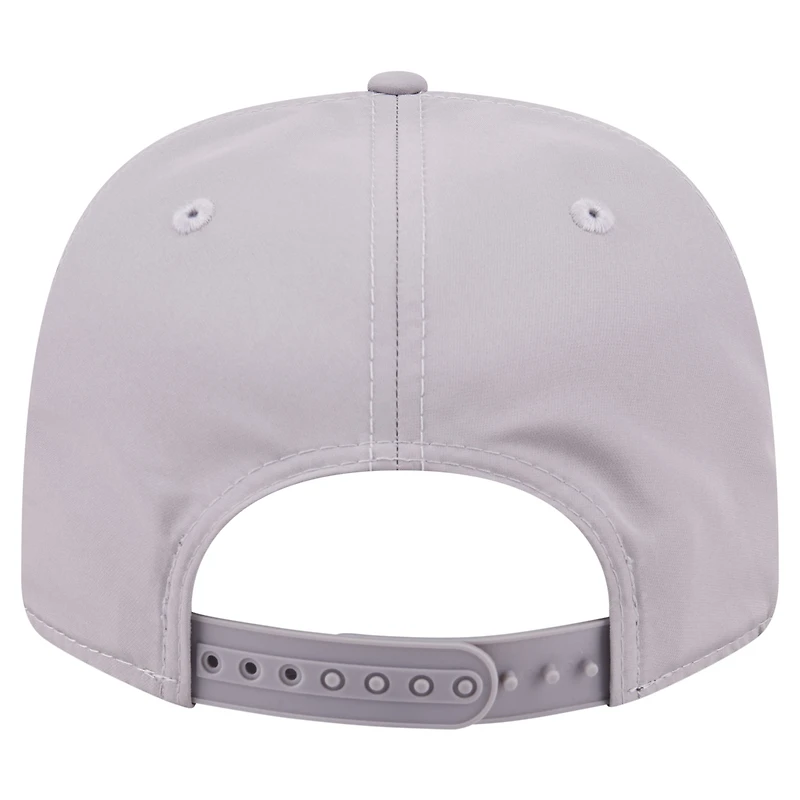 Men's New Era Gray Atlanta Braves Laser Perforated 9SEVENTY Adjustable Hat