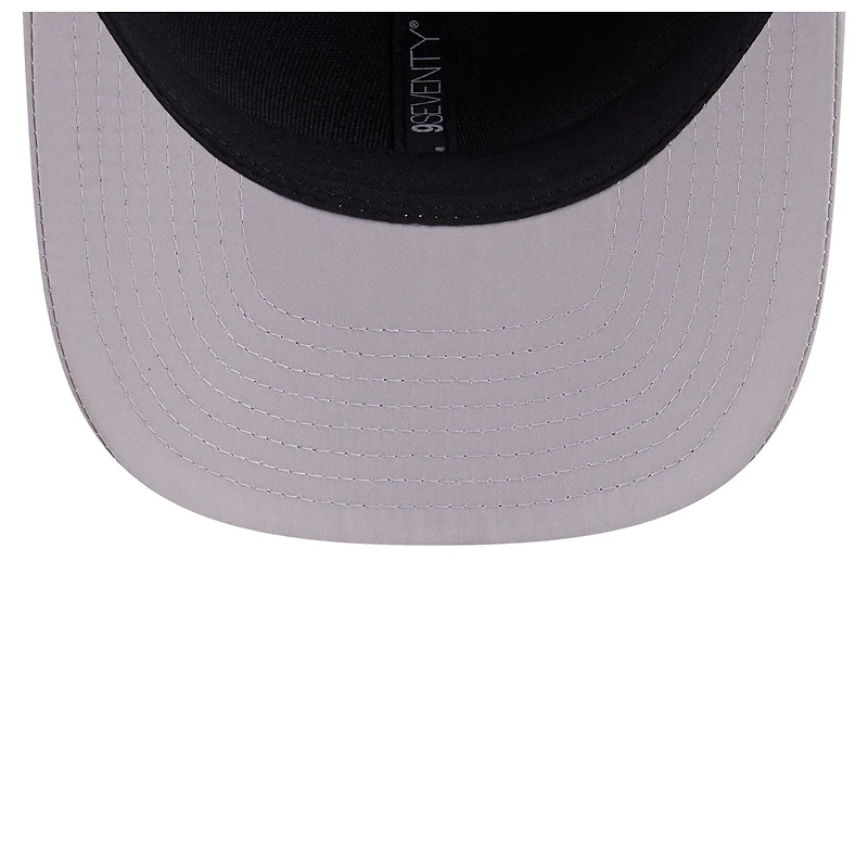 Men's New Era Gray Atlanta Braves Laser Perforated 9SEVENTY Adjustable Hat