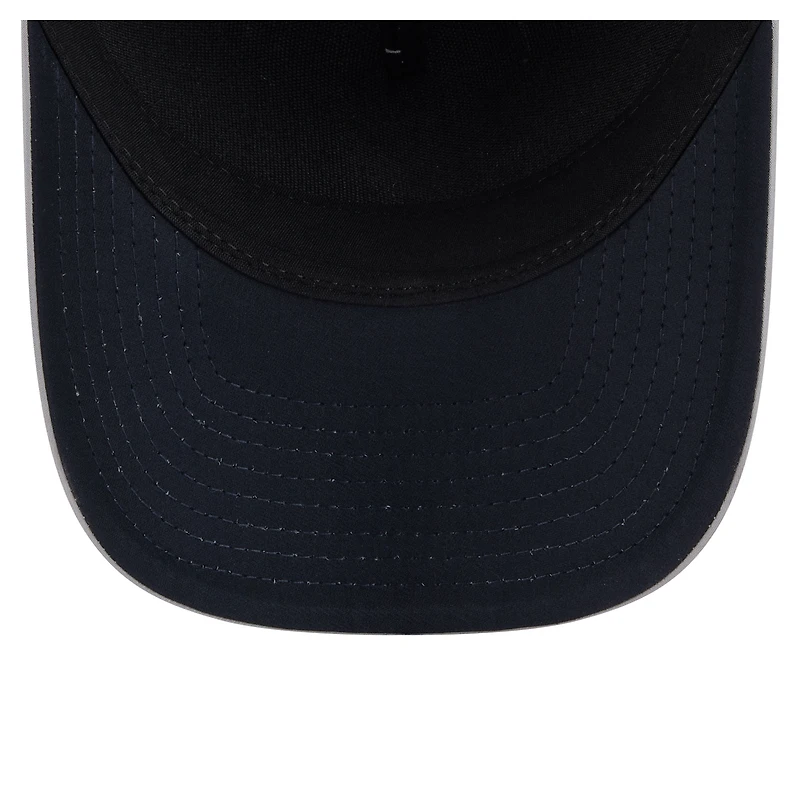 Men's New Era Gray Atlanta Braves Micro Logo 9FORTY M-Crown A-Frame Adjustable Hat