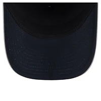 Men's New Era  Gray Atlanta Braves Micro Logo 9FORTY M-Crown A-Frame Adjustable Hat