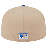 Casquette ajustée 59FIFTY des Braves d'Atlanta de New Era pour homme en kaki