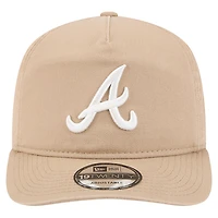 Men's New Era Light Beige Atlanta Braves Cam 19TWENTY Adjustable Hat