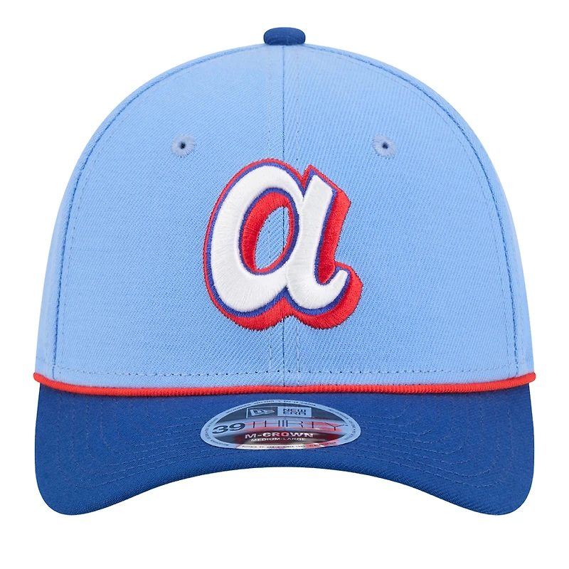 Men's New Era Light Blue Atlanta Braves 2026 City Connect M-Crown 39THIRTY Flex Hat