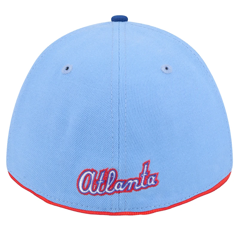 Men's New Era Light Blue Atlanta Braves 2026 City Connect M-Crown 39THIRTY Flex Hat
