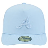 Men's New Era  Light Blue Atlanta Braves Color Pack A-Frame 59FIFTY Fitted Hat