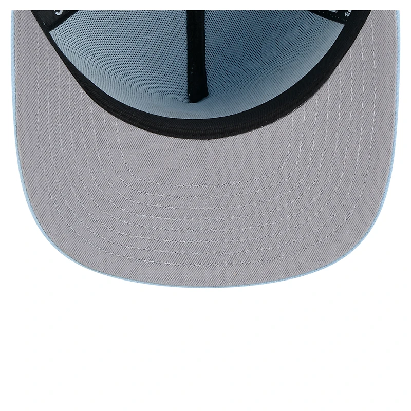 Men's New Era  Light Blue Atlanta Braves Color Pack A-Frame 59FIFTY Fitted Hat