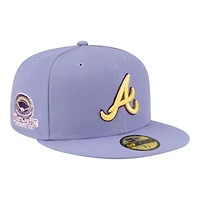 Men's New Era Light Purple Atlanta Braves Lavender Bloom 59FIFTY Fitted Hat
