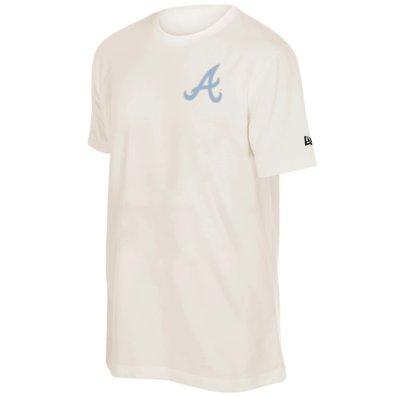 Men's New Era Natural Atlanta Braves Equinox T-Shirt