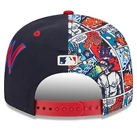 Men's New Era Navy/Red Atlanta Braves 2025 MLB Diamond Hero Edition 9FIFTY Snapback Hat