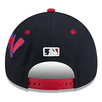 Casquette ajustable New Era 9FORTY bleu marine/rouge des Braves d'Atlanta 2025 MLB Diamond Hero Edition pour homme