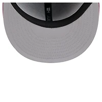 Casquette ajustée 59FIFTY bleu marine/rouge Atlanta Braves pour homme New Era