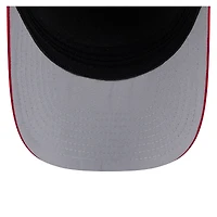 Casquette New Era Flex 39THIRTY pour homme, bleu marine et rouge, Atlanta Braves, modèle Rope M-Crown A-Frame