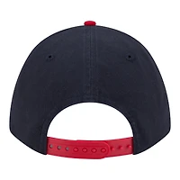 Men's New Era Navy/Red Atlanta Braves Team Loyal 9FORTY M-Crown Adjustable Hat