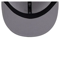 Casquette ajustée 59FIFTY Atlanta Braves Paint Stroke bleu marine/blanc pour homme New Era
