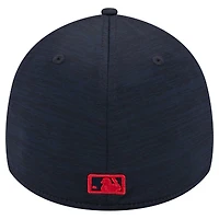 Casquette flexible New Era Atlanta Braves 2024 MLB Clubhouse 39THIRTY pour homme