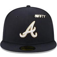 Men's New Era  Navy Atlanta Braves 2025 59FIFTY Day Fitted Hat with Pins