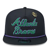 Men's New Era  Navy Atlanta Braves 2025 Big League Chew Golfer Snapback Hat