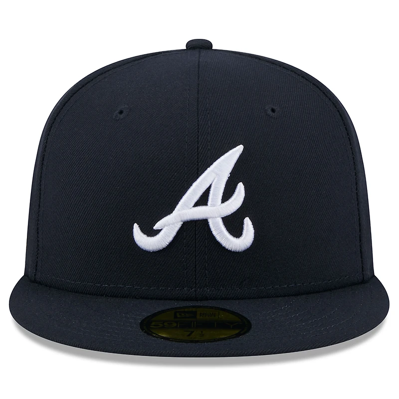 Men's New Era  Navy Atlanta Braves 2025 Jackie Robinson Day 59FIFTY Fitted Hat