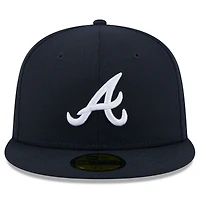 Men's New Era  Navy Atlanta Braves 2025 Jackie Robinson Day 59FIFTY Fitted Hat