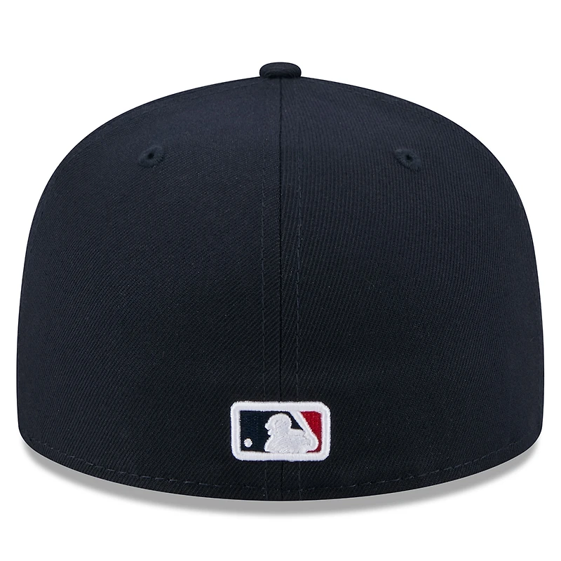 Men's New Era  Navy Atlanta Braves 2025 Jackie Robinson Day 59FIFTY Fitted Hat