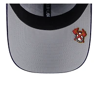 Men's New Era Navy Atlanta Braves 2025 MLB Clubhouse 39THIRTY Flex Hat